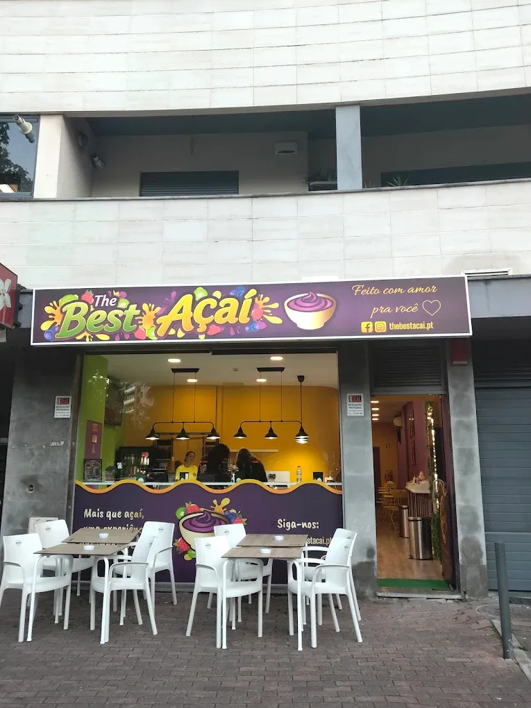 Montra da loja The Best Açaí